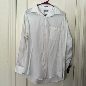 Van Heusen Fitted White Button Down